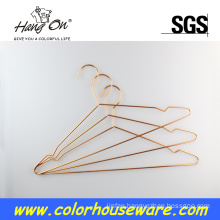 Fashion wire hanger copper clothes hanger